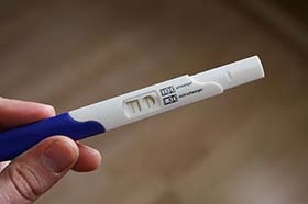 positive pregnancy test